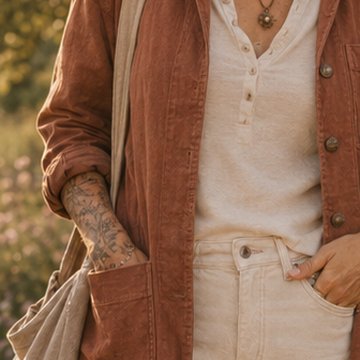 Rust chore jacket