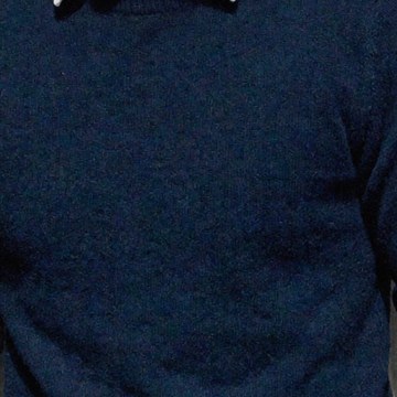 Navy lambswool crewneck