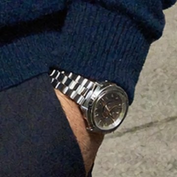 Steel watch