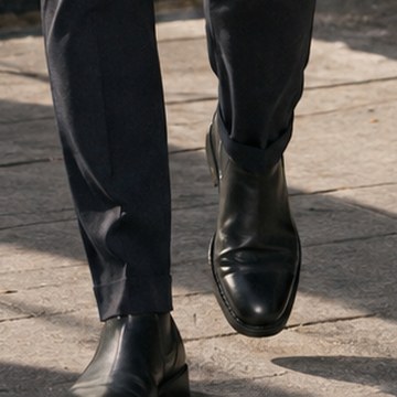Black chelsea boots