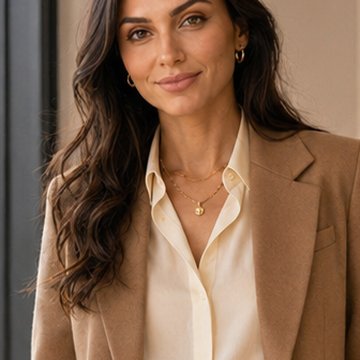 Layered gold necklaces