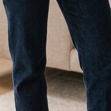Dark straight jeans